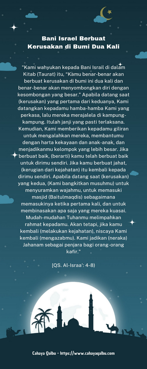 Bani Israel Berbuat Kerusakan